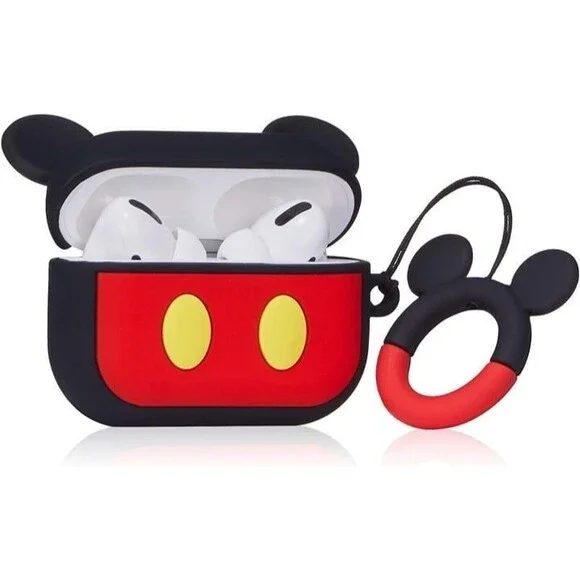 Apple AirPods Pro (Gen 1&2) Case Cover - Cute Disney Mickey Ears  - Mickey Mouse - Picture 2 of 4